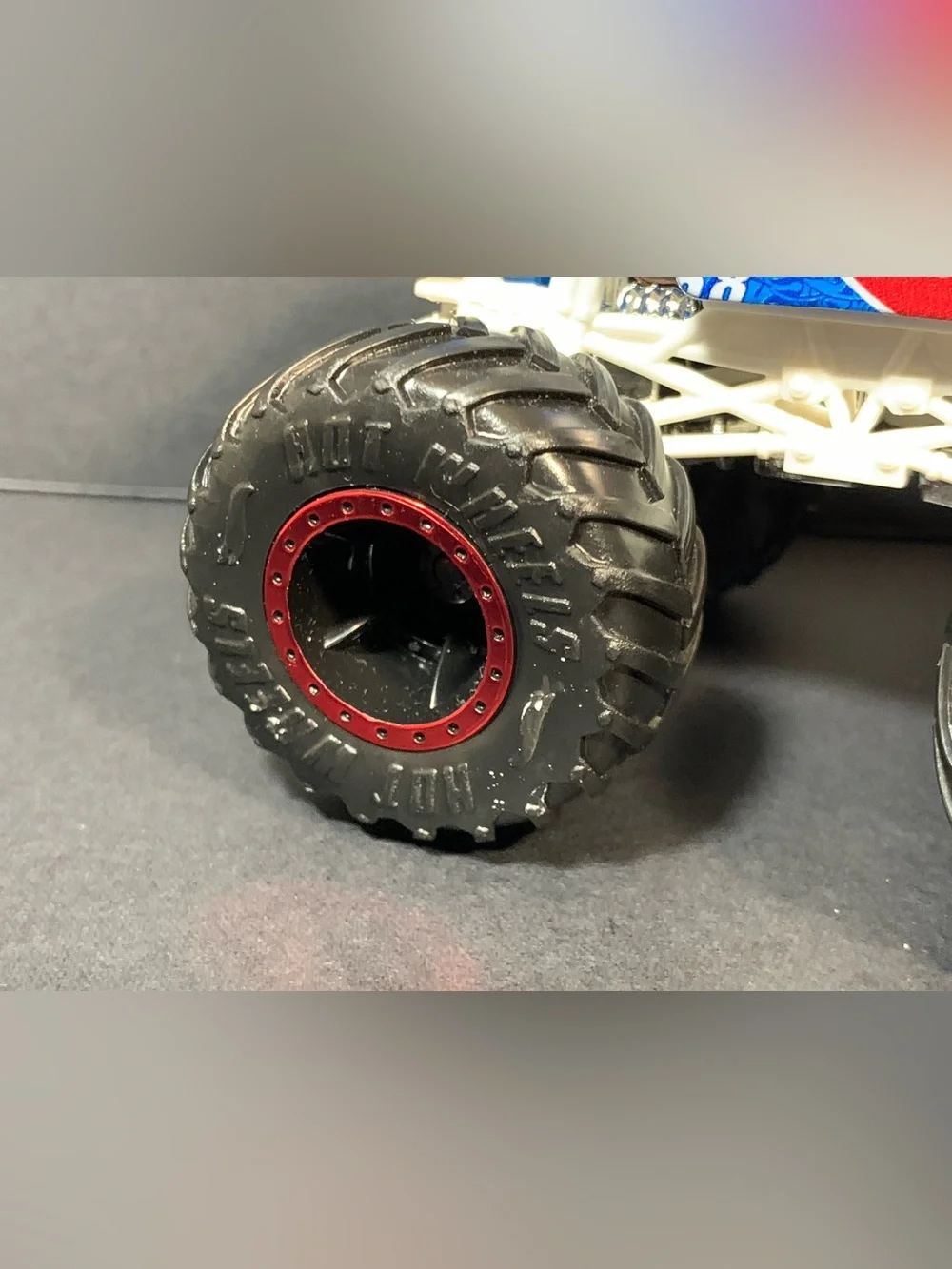 Lot of 4 Monster JAM Trucks – Hot Wheels, Horse Power, Tiger Shark